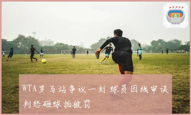 WTA罗马站争议一刻 球员因线审误判怒砸球拍被罚